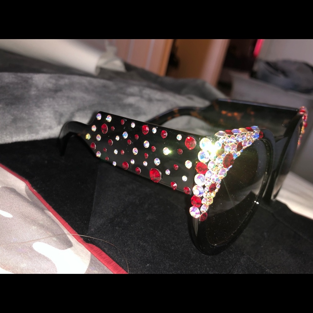 Rhinestone glasses - Picture 2 of 3
